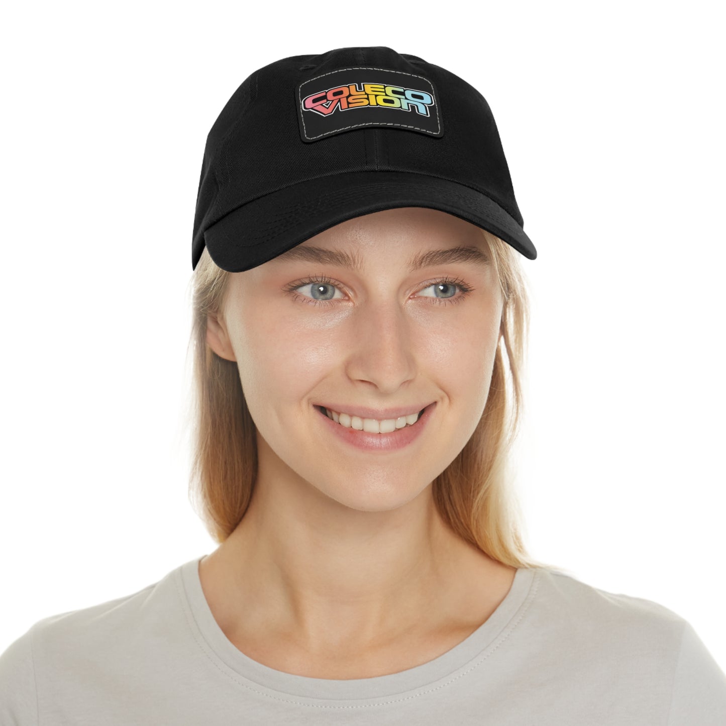 Hat with Leather Coleco Vision Patch